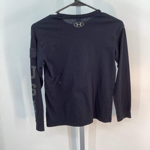 Boys Under Armour Project Rock USA Long Sleeved Performance Camo Logo Tee Medium - Picture 3 of 7